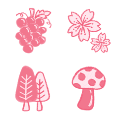 [LINE絵文字] Nature in Pinkの画像