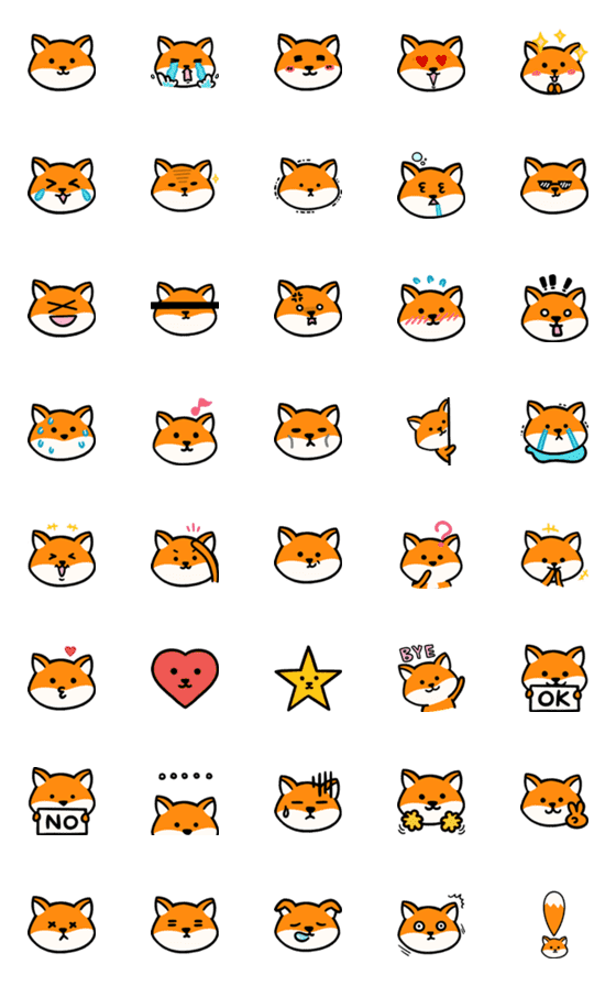 [LINE絵文字]LifeFoxの画像一覧