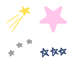 [LINE絵文字] 一番使いやすい星の絵文字の画像