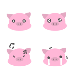 [LINE絵文字] piggy's emojiの画像