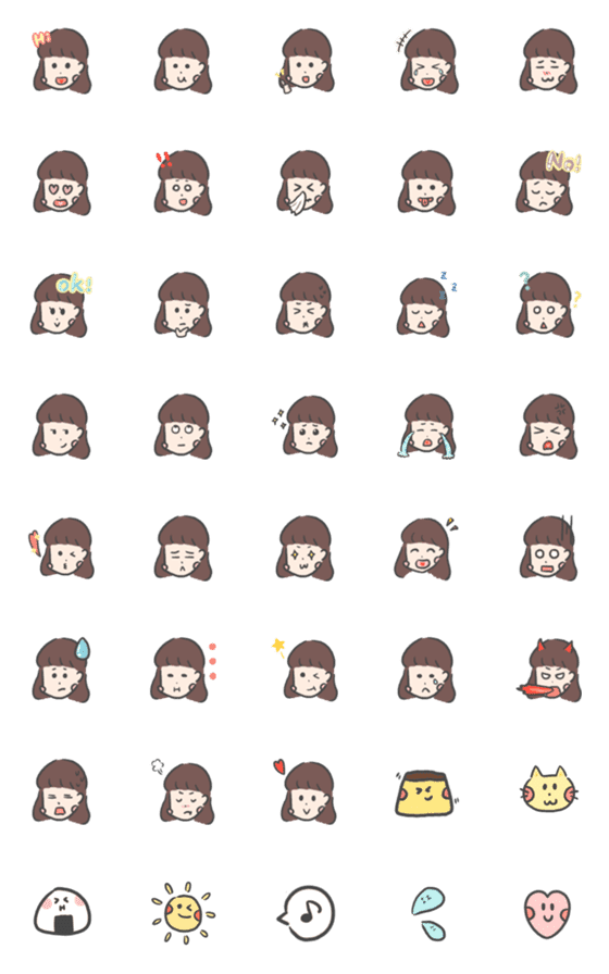 [LINE絵文字]Coco's daily emojiの画像一覧