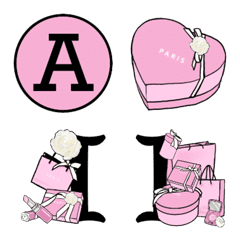 [LINE絵文字] My DECO Emoji ANNIVERSARY pinkの画像