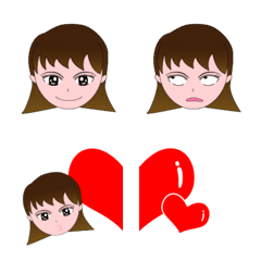 [LINE絵文字] Alice Emoji, love youの画像