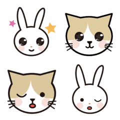 [LINE絵文字] Rabbit and Her Daily Partnerの画像