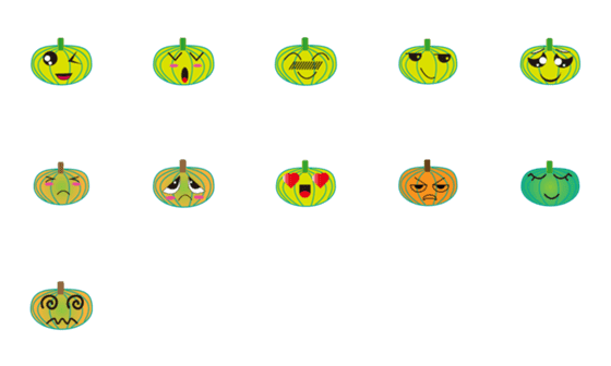 [LINE絵文字]Pumpkin Storyの画像一覧