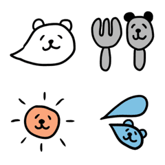 [LINE絵文字] いつでもクマさん絵文字の画像