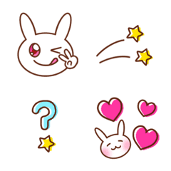 [LINE絵文字] かわいい♡うさぎ日常絵文字の画像