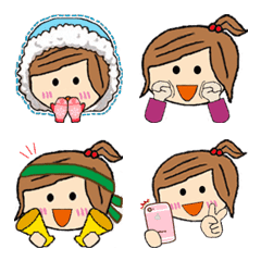 [LINE絵文字] Little Q Emojiの画像