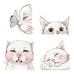 [LINE絵文字] "Tissue" Cute Catの画像