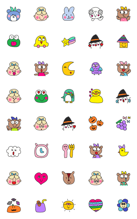 [LINE絵文字]Lilo emoji98の画像一覧