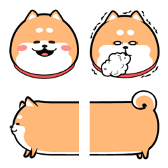 [LINE絵文字] わんこ柴犬の絵文字の画像