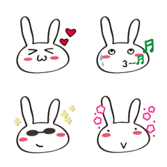 [LINE絵文字] Rabbit's expression everydayの画像