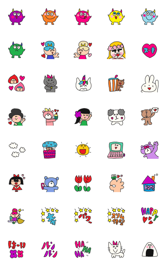 [LINE絵文字]children emoji31の画像一覧