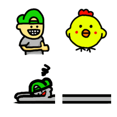 [LINE絵文字] chicken ＆ SPmenの画像