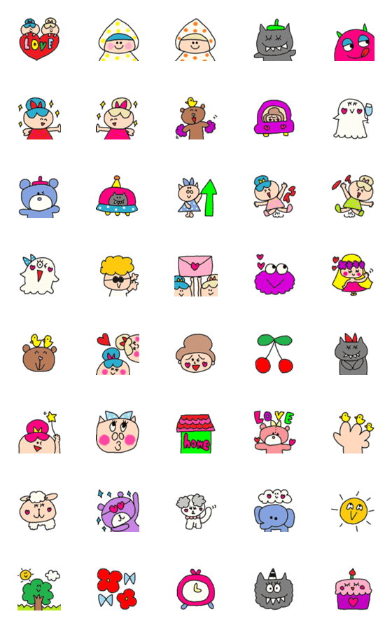 [LINE絵文字]children emoji29の画像一覧