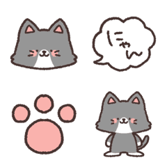 [LINE絵文字] はちわれねこちゃんの画像