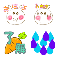 [LINE絵文字] うさぎ 絵文字の画像