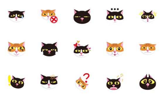 [LINE絵文字]My kitty kidsの画像一覧