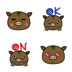 [LINE絵文字] Mountain pig babyの画像