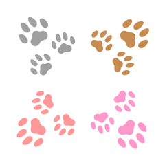 [LINE絵文字] DOG PAW PRINT絵文字の画像