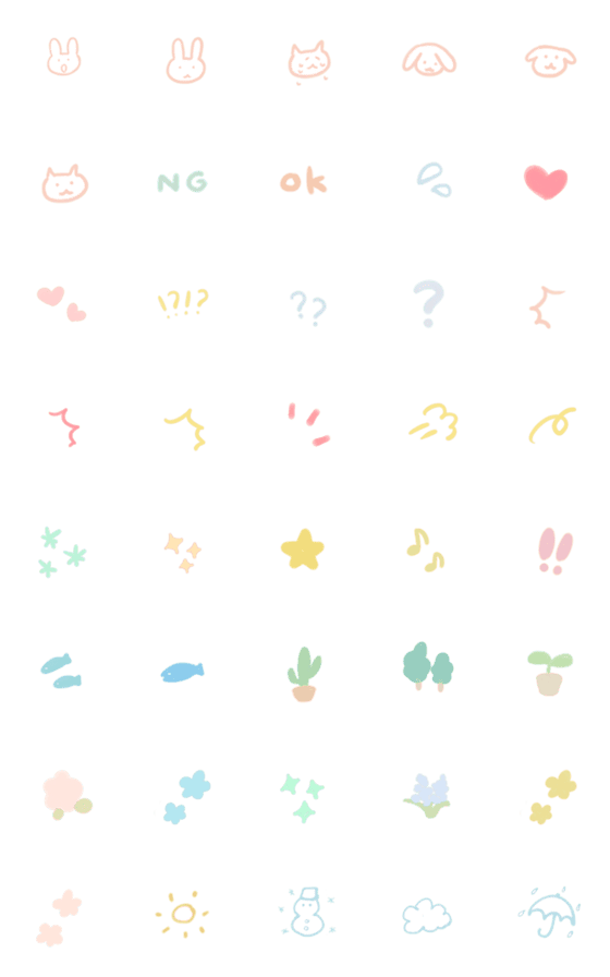 [LINE絵文字]funwariemojiの画像一覧