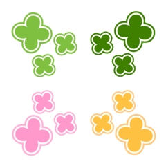 [LINE絵文字] LUCKY CLOVER 絵文字の画像