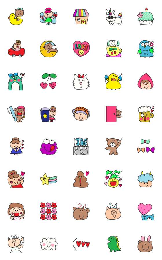 [LINE絵文字]children emoji62の画像一覧