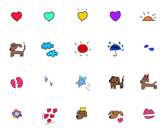 [LINE絵文字]Everyday Emoji ！！！の画像一覧