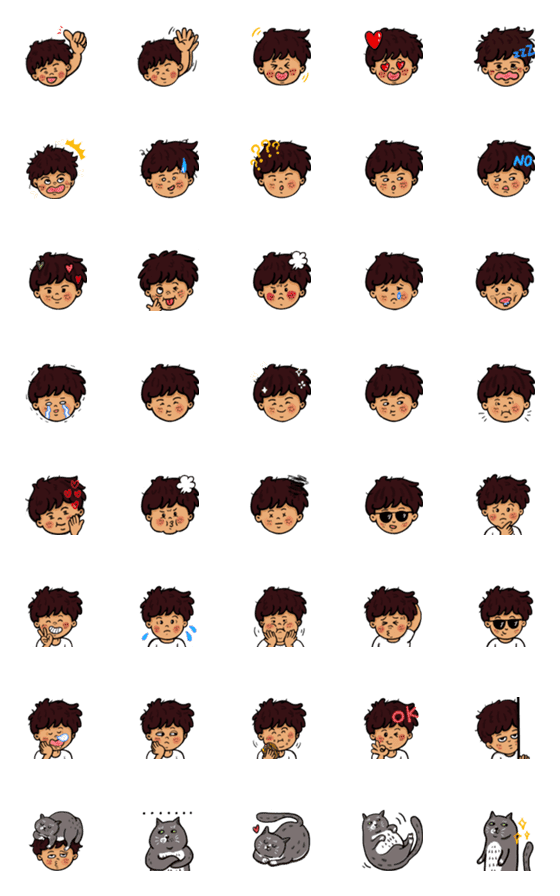 [LINE絵文字]Kyle emojiの画像一覧