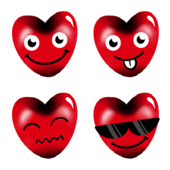 [LINE絵文字] Handdrawn Love Emojiの画像