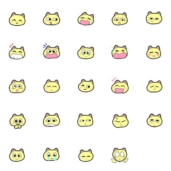 [LINE絵文字]ゆるノラ猫のダダ 2の画像一覧