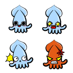 [LINE絵文字] Little Squidの画像