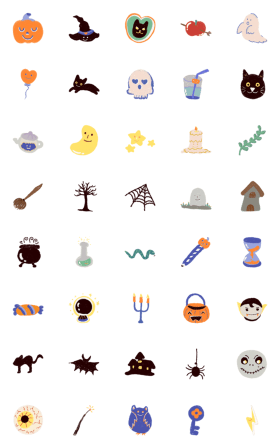 [LINE絵文字]My Halloweenの画像一覧