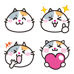 [LINE絵文字] ねこたまさん  よく使う絵文字の画像