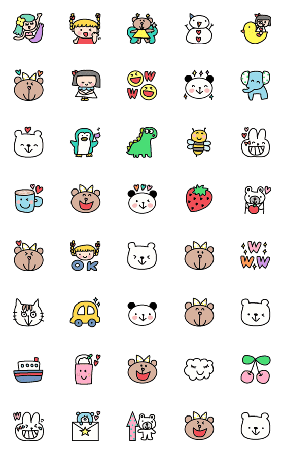 [LINE絵文字]children emoji89の画像一覧