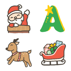 [LINE絵文字] Christmas Time Emojiの画像