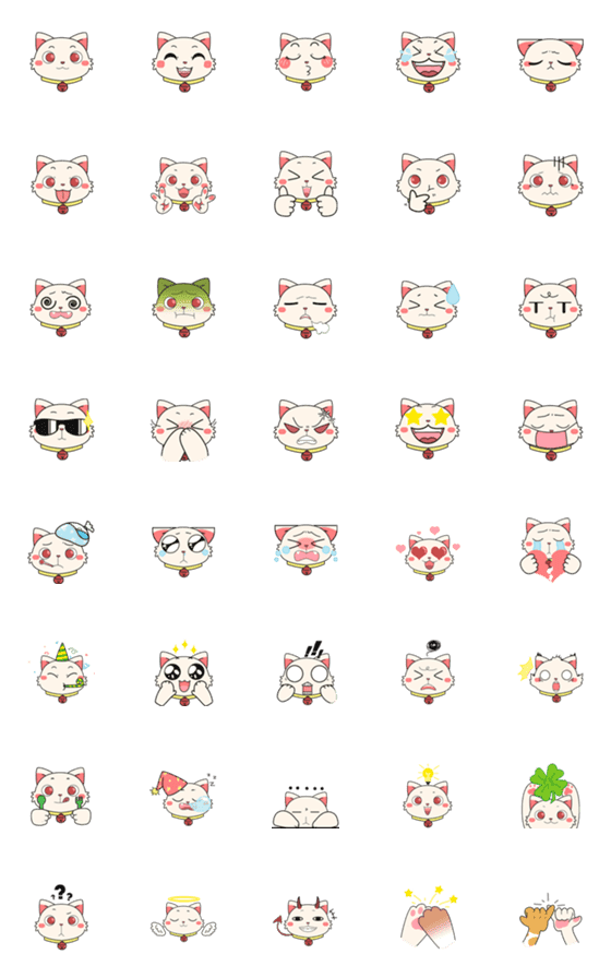 [LINE絵文字]laruna Emojiの画像一覧