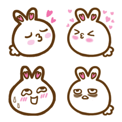 [LINE絵文字] Bunny Pao Emojiの画像