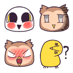 [LINE絵文字] Three owl brothersの画像