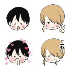 [LINE絵文字] BOYSLOVEEmojiの画像