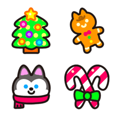 [LINE絵文字] 季節絵文字【冬・クリスマス】の画像