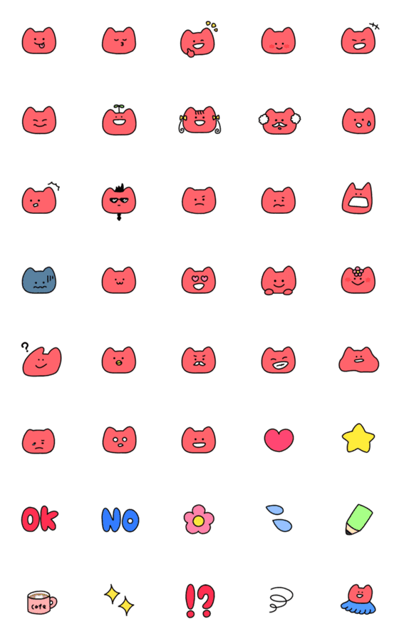 [LINE絵文字]onicco emojiの画像一覧