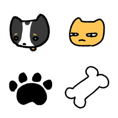 [LINE絵文字] チワワと猫(絵文字)の画像