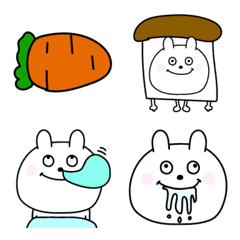 [LINE絵文字] うさぎふれんど丁寧かもの画像