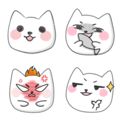 [LINE絵文字] MiMi White cat daily lifeの画像