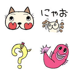 [LINE絵文字] バズにゃんこ 絵文字の画像