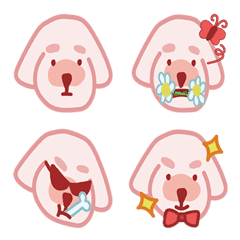 [LINE絵文字] Maltese Dog Kiki  Emjoi 1.0の画像