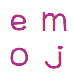 [LINE絵文字] French alphabet Emonji(lower case)の画像