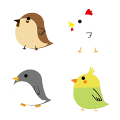 [LINE絵文字] Adorable Birdsの画像