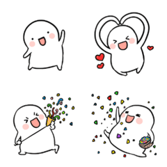 [LINE絵文字] Fun ＆ Cute Action Emoji 2の画像